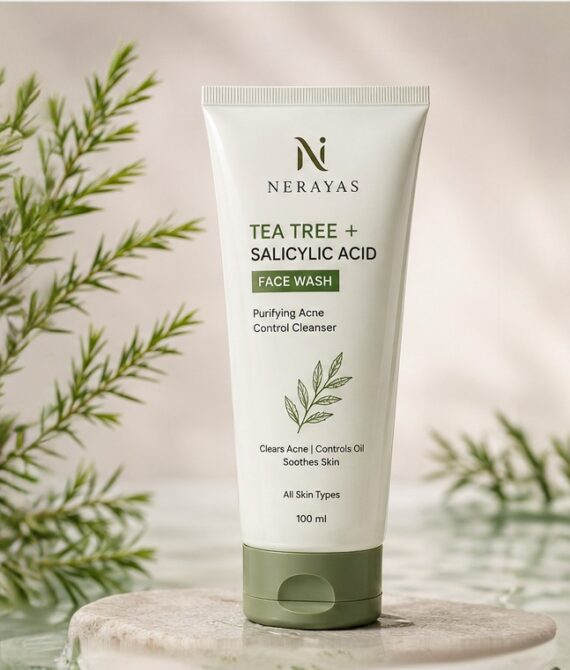 Face Wash (Tea Tree + Salicylic Acid) – Purifying Acne Control Cleanser
